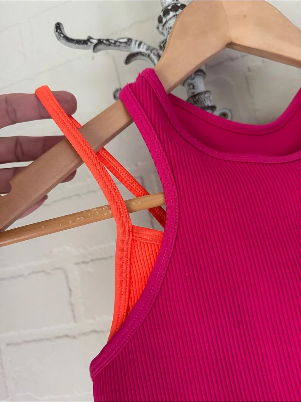 Free People FP Movement Ribbed Free Throw Double Layer Cami